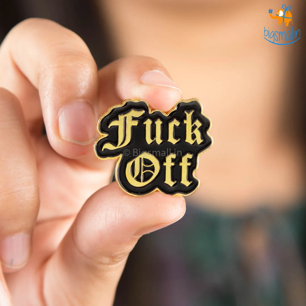 Bigsmall_piu F Off Lapel Pin All Of It