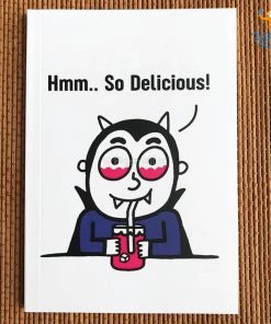 Doodlee Do All Of It Vampire Chilling Notebook