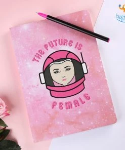 LookWhatHappened Corporate Future Is Female - Notebook
