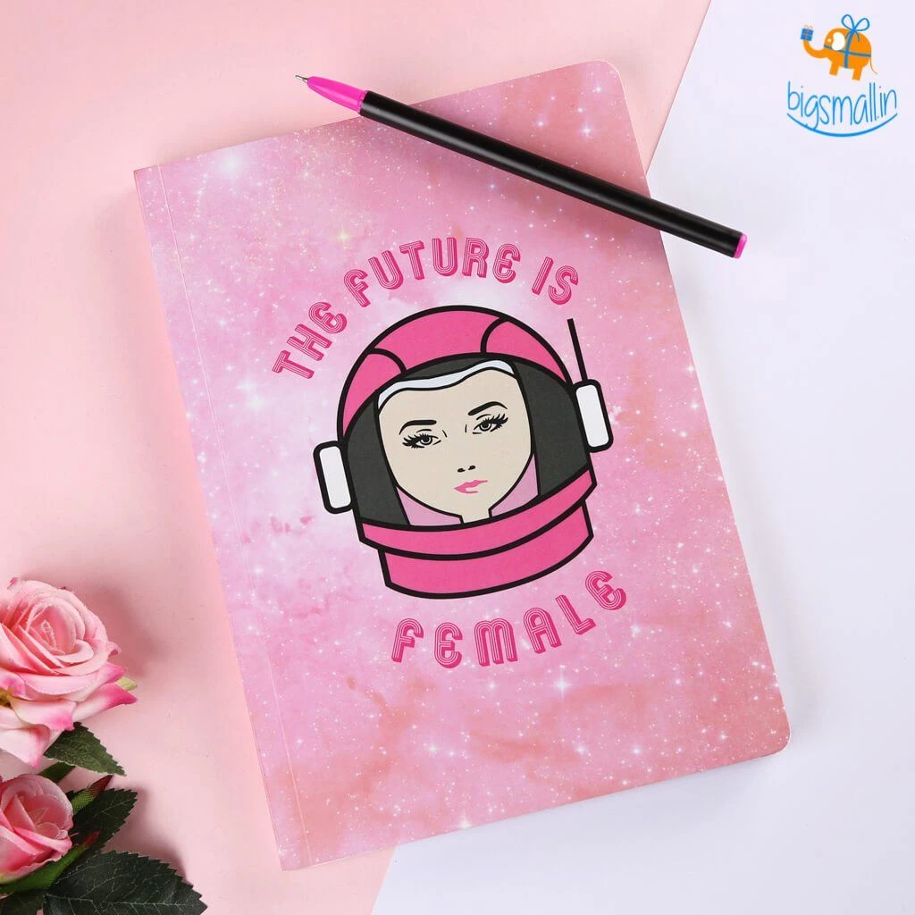 LookWhatHappened Corporate Future Is Female - Notebook