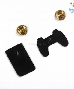 Bigsmall_piu Gamer Metallic Lapel Pins - Set Of 2