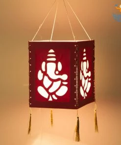 Bigsmall All Of It Ganesh Lantern - Set Of 2