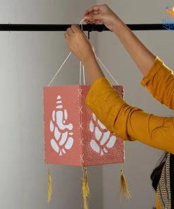 Bigsmall All Of It Ganesh Lantern - Set Of 2