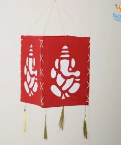 Bigsmall All Of It Ganesh Lantern - Set Of 2