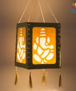 Bigsmall All Of It Ganesh Lantern - Set Of 2