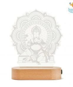 India Vibes All Of It Ganesha Hologram Lamp