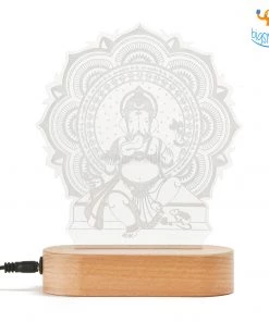 India Vibes All Of It Ganesha Hologram Lamp