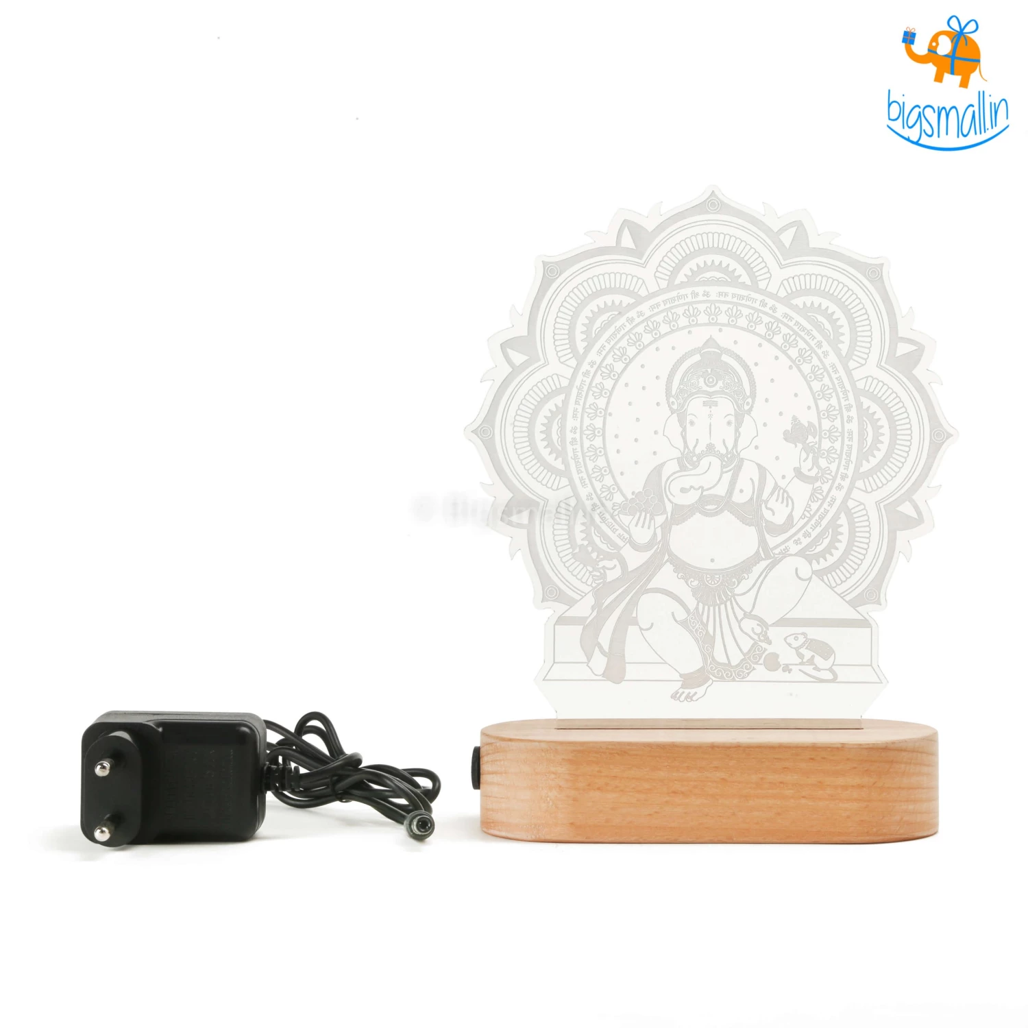 India Vibes All Of It Ganesha Hologram Lamp