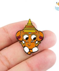 Bigsmall_piu All Of It Ganesha Lapel Pin