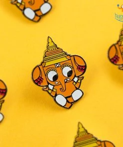Bigsmall_piu All Of It Ganesha Lapel Pin