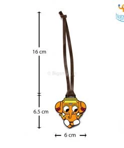 Bigsmall_piu All Of It Ganesha Metallic Luggage Tag