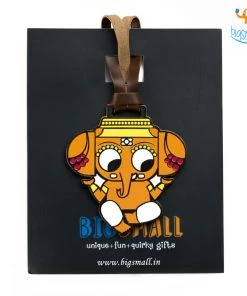 Bigsmall_piu All Of It Ganesha Metallic Luggage Tag