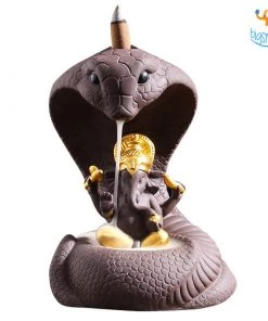 Vinny Y Ganesha Ceramic Backflow Incense Burner