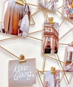 Hollyhock All Of It Geometric Art Decor Photo Holder