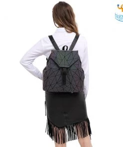 Bigsmall All Of It Stylish Holographic Backpack