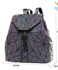 Bigsmall All Of It Stylish Holographic Backpack