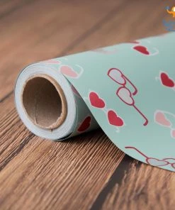 VinnyC Hearty Sunglasses Gift Wrapping Paper Roll All Of It