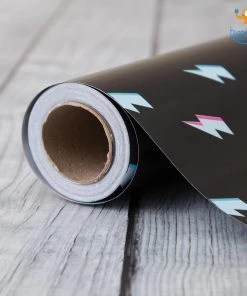 VinnyC Father's Day Lightning Flash Gift Wrapping Paper Roll