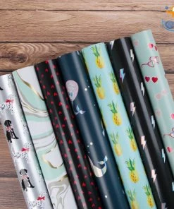 VinnyC Father's Day Lightning Flash Gift Wrapping Paper Roll