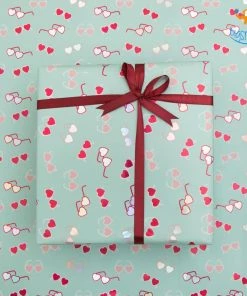 VinnyC Hearty Sunglasses Gift Wrapping Paper Roll All Of It