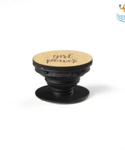 DesignWesign Girl Power Wooden Pop Socket