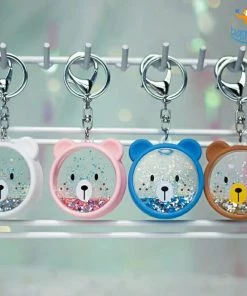 Bigsmall_hmk All Of It Glittery Bear Keychain