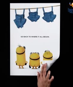 InkFlap Official Minions Poster With Snowing Effect