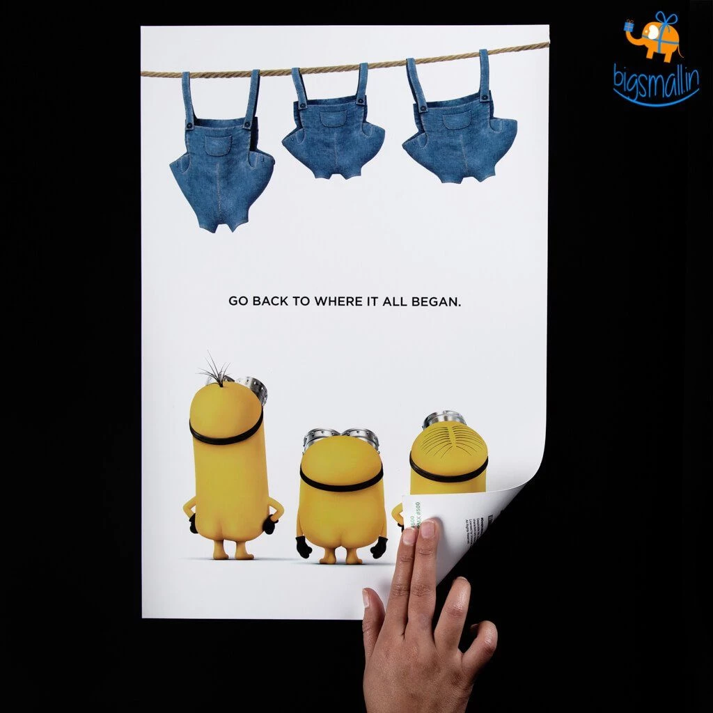 InkFlap Official Minions Poster With Snowing Effect