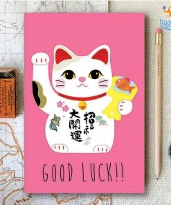 Doodlee Do All Of It Lucky Cat Notebook