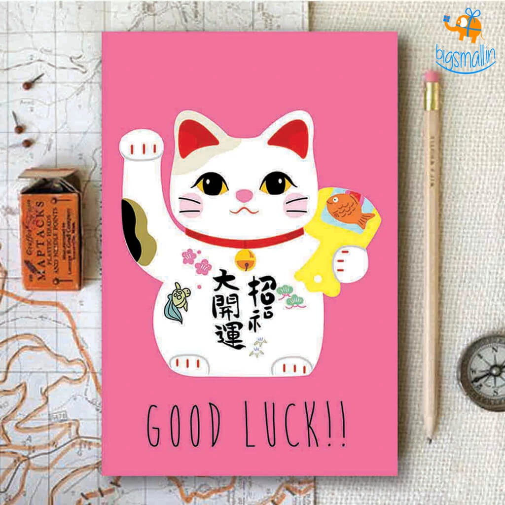 Doodlee Do All Of It Lucky Cat Notebook