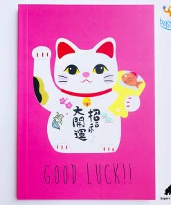 Doodlee Do All Of It Lucky Cat Notebook