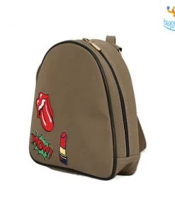 Bigsmall_piu Gray Wow Backpack