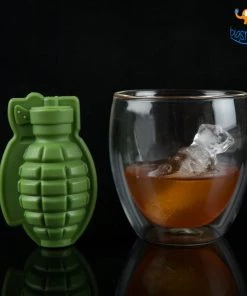 Akshay Mumbai Importer Grenade Ice Mould - Set Of 2 Father's Day