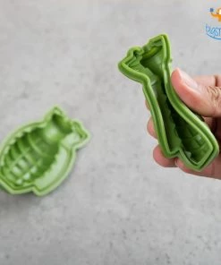 Akshay Mumbai Importer Grenade Ice Mould - Set Of 2 Father's Day