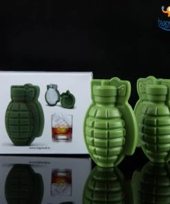 Akshay Mumbai Importer Grenade Ice Mould - Set Of 2 Father's Day