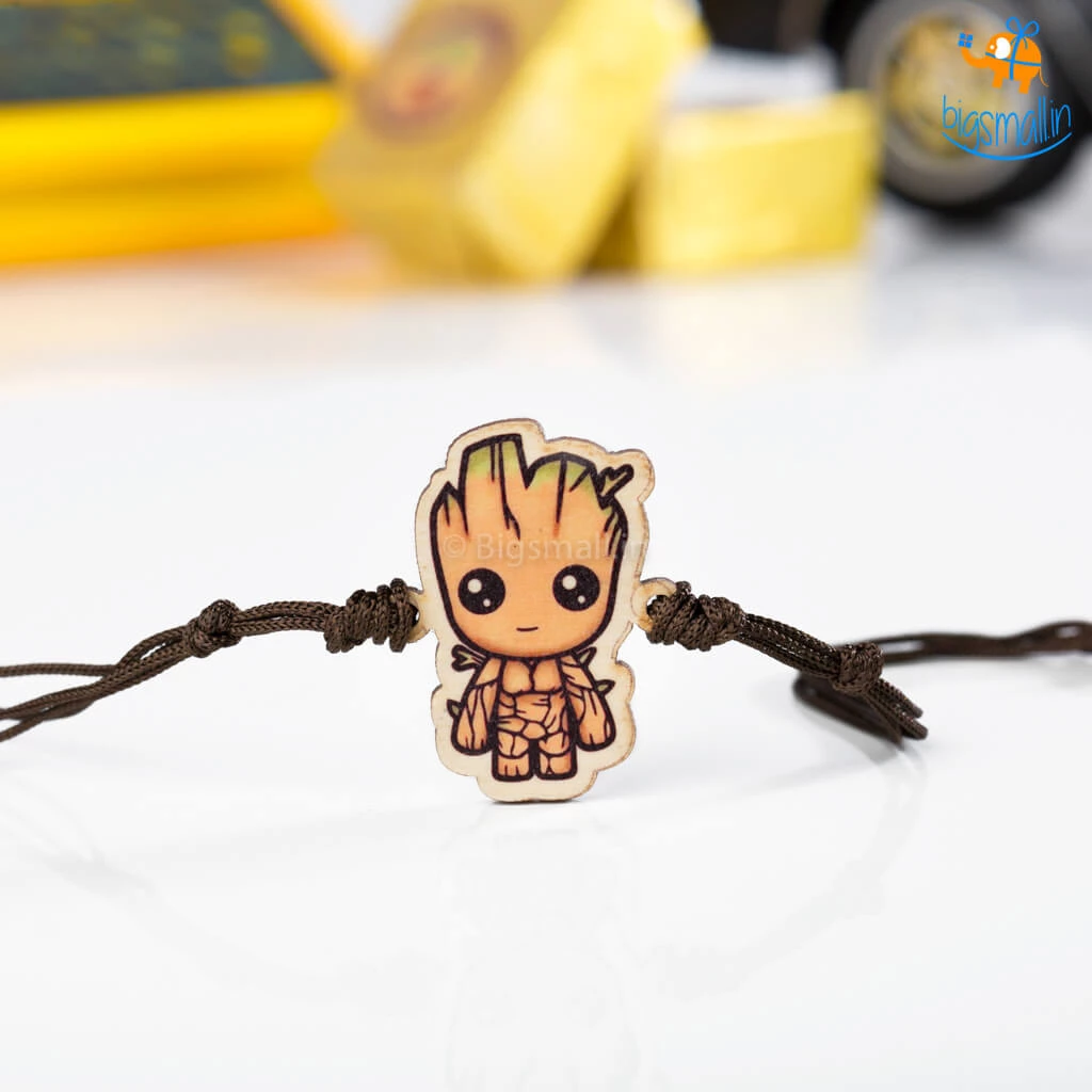 Bigsmall_cc Avengers Wooden Rakhi