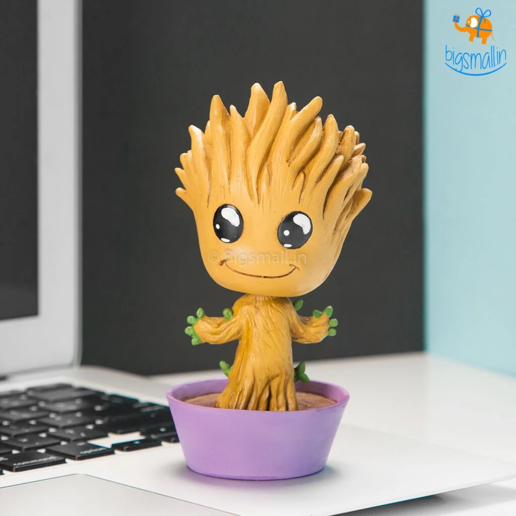 WowHeads All Of It Baby Groot Resin Bobble Head