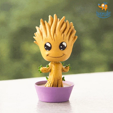 WowHeads All Of It Baby Groot Resin Bobble Head