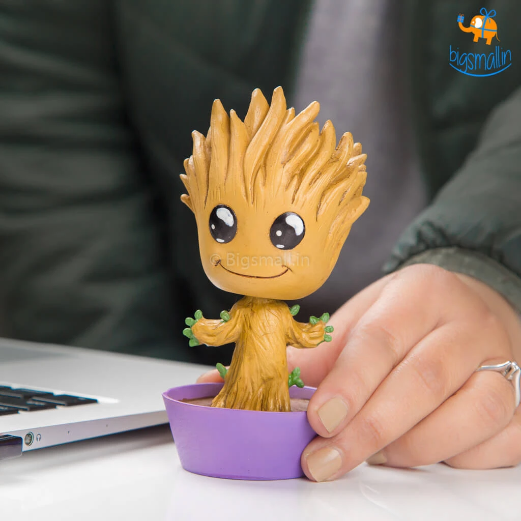 WowHeads All Of It Baby Groot Resin Bobble Head