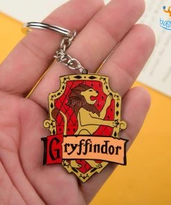 Bigsmall_piu All Of It Gryffindor Metallic Keychain