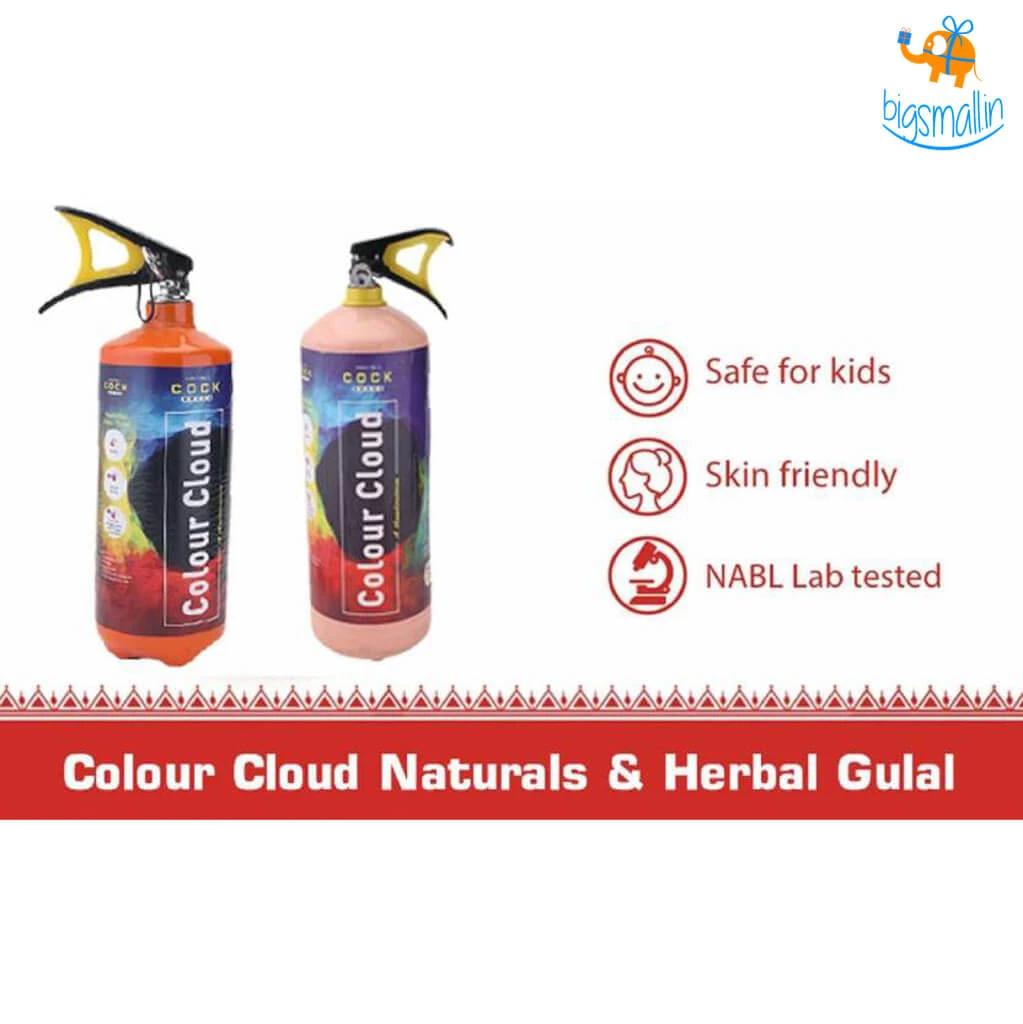 Radha Krishna Holi Gulal Color Cloud