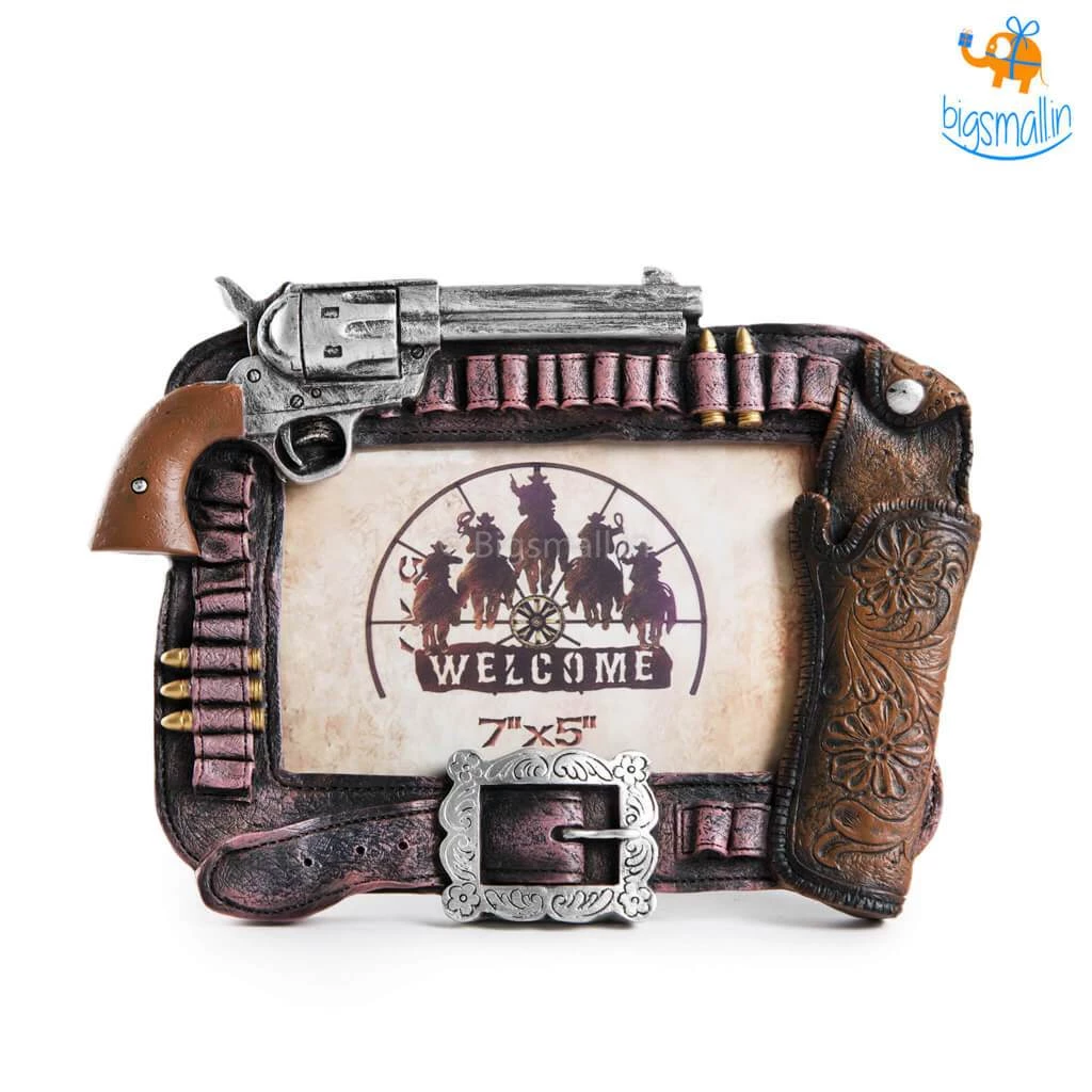 Vinny Y Father's Day Vintage Pistol Photo Frame