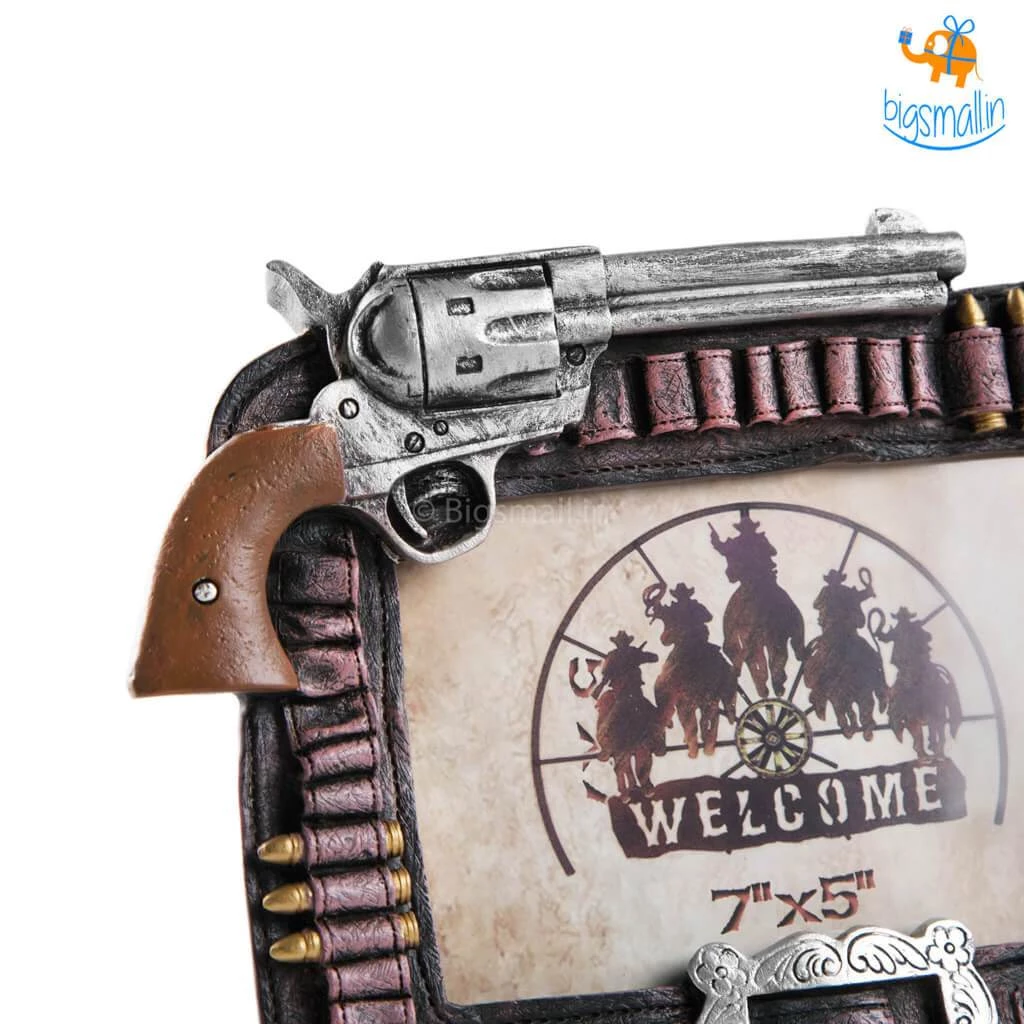 Vinny Y Father's Day Vintage Pistol Photo Frame