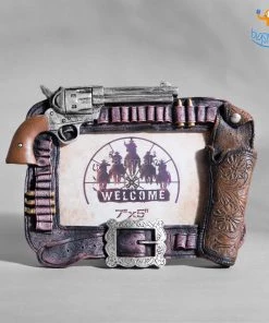 Vinny Y Father's Day Vintage Pistol Photo Frame