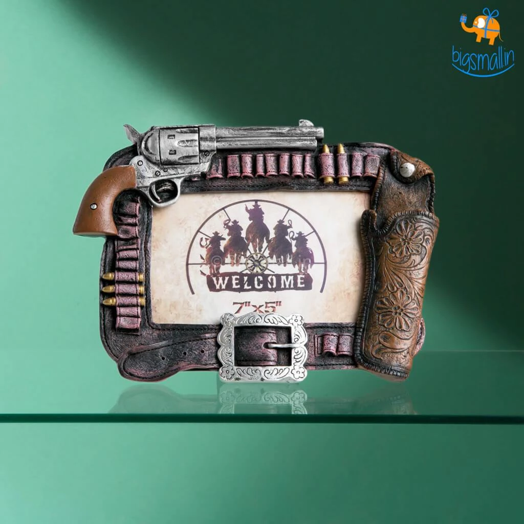 Vinny Y Father's Day Vintage Pistol Photo Frame