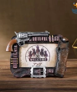 Vinny Y Father's Day Vintage Pistol Photo Frame