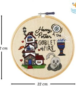 Hoop-Broideries All Of It Harry Potter Embroidery Hoop Art