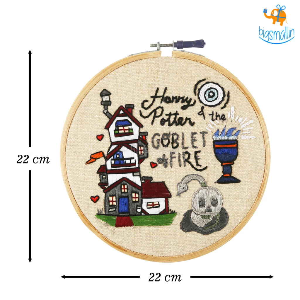 Hoop-Broideries All Of It Harry Potter Embroidery Hoop Art