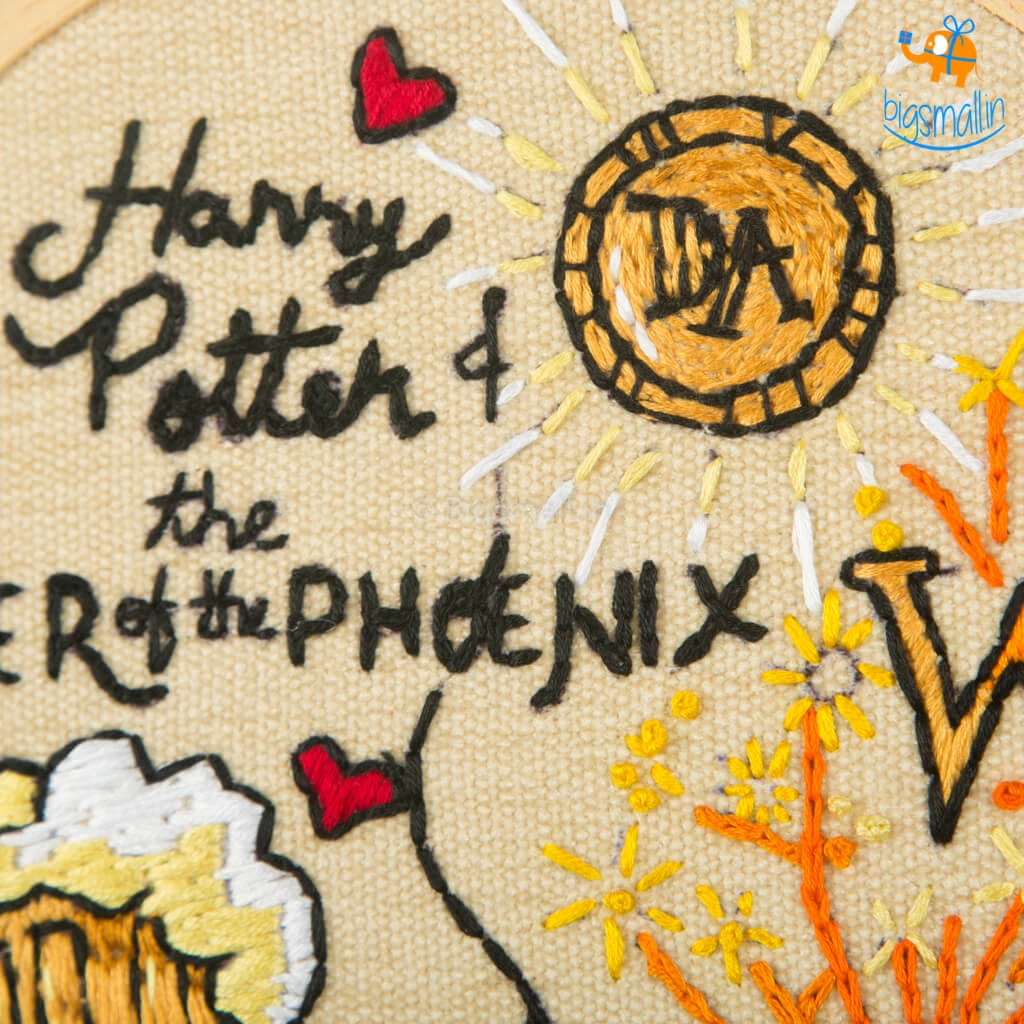 Hoop-Broideries All Of It Harry Potter Embroidery Hoop Art