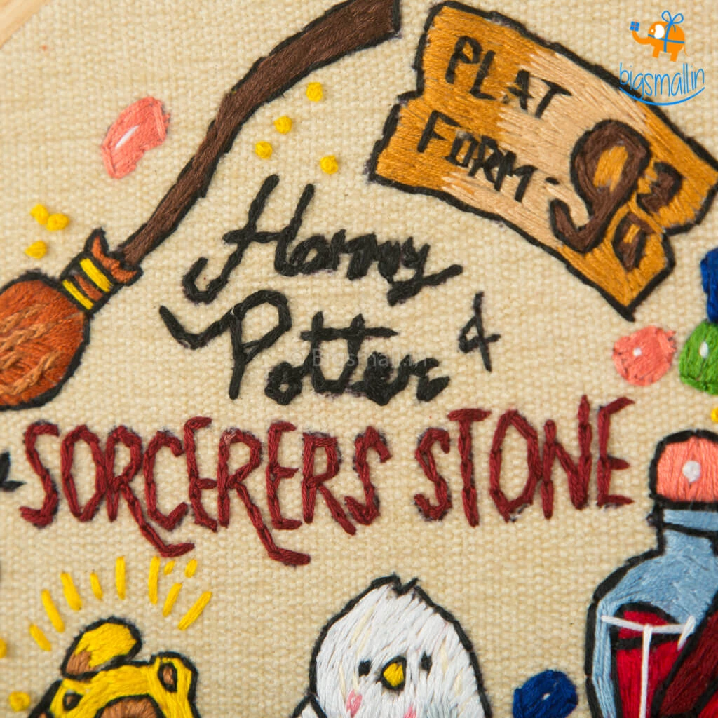 Hoop-Broideries All Of It Harry Potter Embroidery Hoop Art
